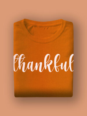 Typography Teal Printed Tshirt